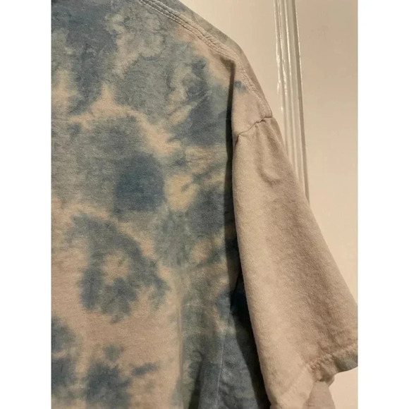 Fruit of the Loom Women's Size Large Blue & white Tie-dyed T-Shirt - Picture 8 of 8